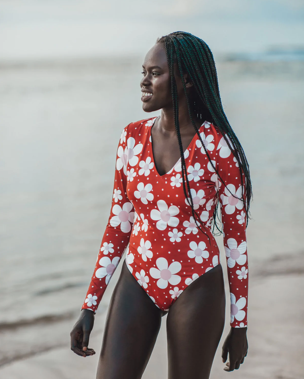 Long Sleeve One Piece Swimsuit