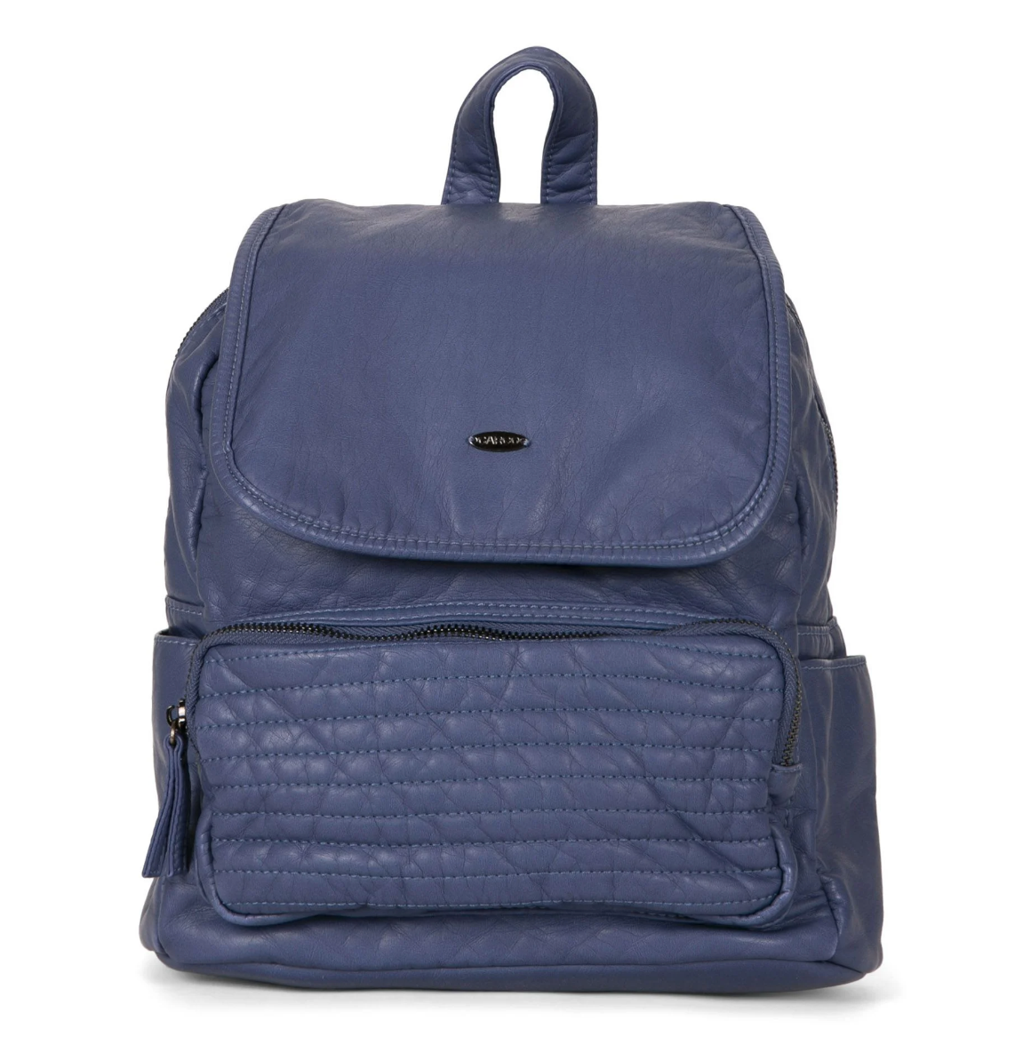 Quilted Flap Backpack
