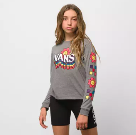KIDS SMILE REPEATER SHORTY LONG SLEEVE TEE - $35
