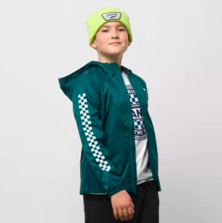 KIDS GARNETT WINDBREAKER JACKET - $75
