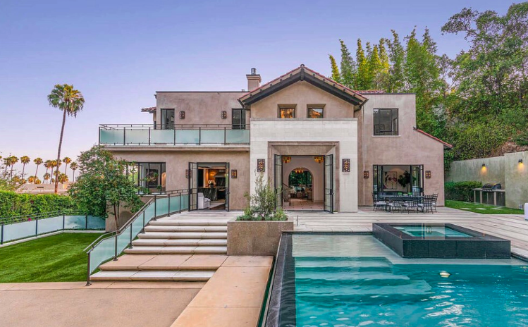 The in-ground pool that ends up in the back