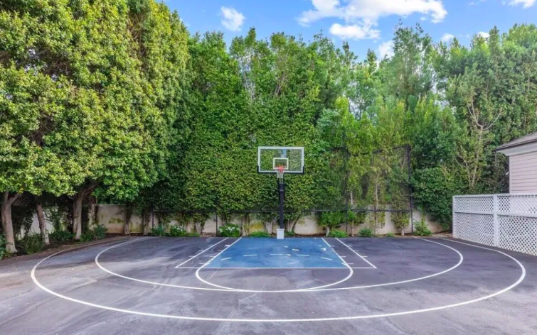 The basketball court