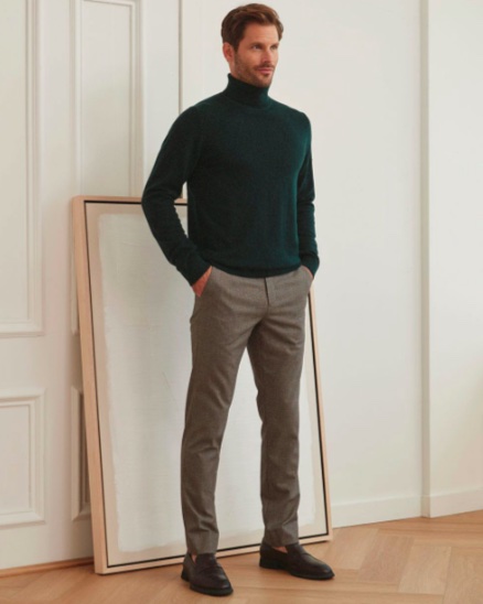 Merino Wool Turtleneck Sweater - $109.90