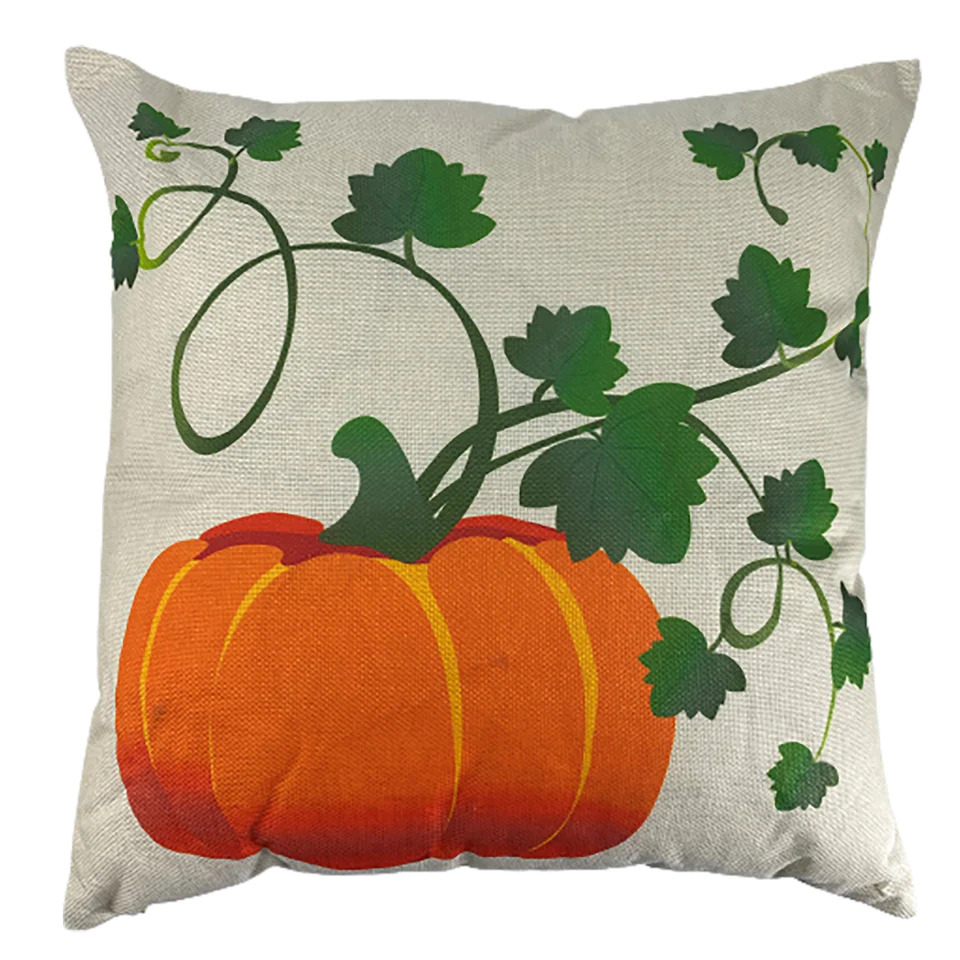 Pumpkin cushion with LED