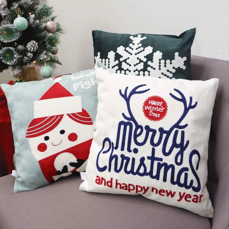 Christmas cushion trio